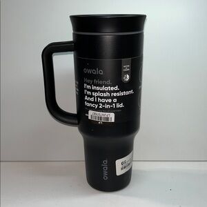 New! Owala 40oz Stainless Steel Straw
Tumbler NO STRAW